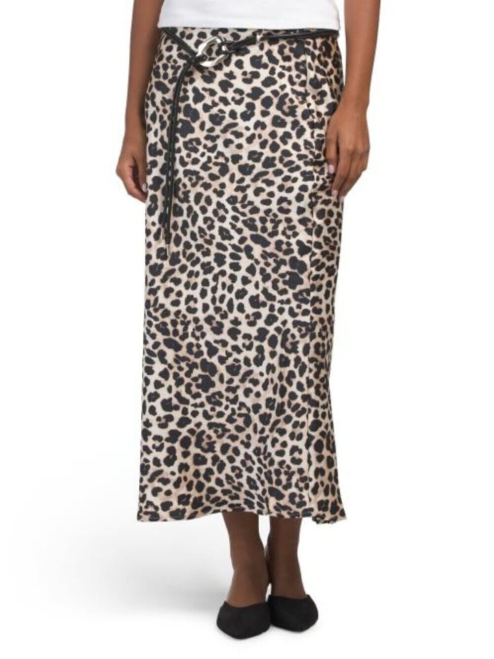 RACHEL ZOE Flared Pull On Skirt With Belt